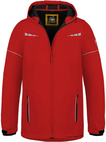 Normani Outdoor Sports Kinder Softshelljacke Galway in Rot