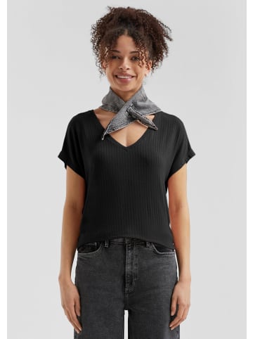 QS T-Shirt in 9999_schwarz