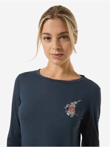 super.natural W LIL SKI BUNNY LS in blau