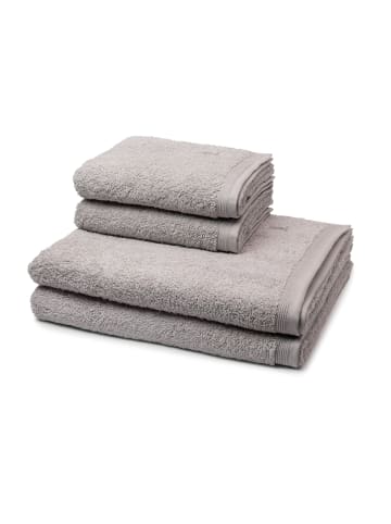 Möve 2 X Handtuch 2 X Duschtuch im Set Superwuschel in Cashmere