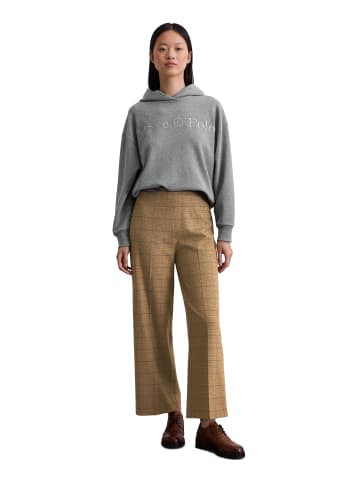 Marc O'Polo Logo-Kapuzensweatshirt relaxed in Light Grey Melange