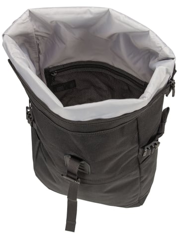 SANDQVIST Rucksack Icon BP M in Black/Black Leather
