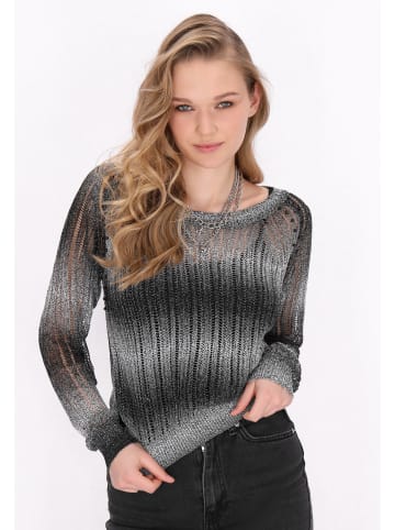 myMo ROCKS Women Sweater in black white