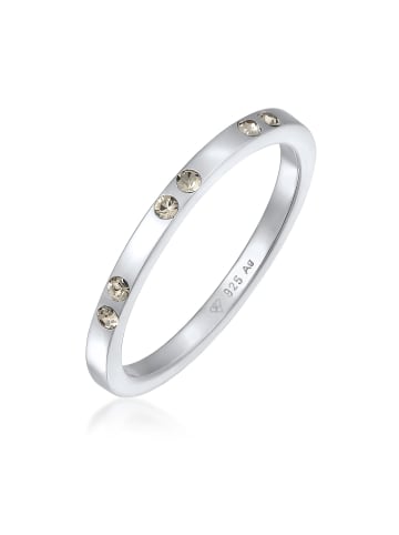 Elli Ring 925 Sterling Silber in Grau