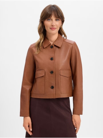 More & More Lederjacke in braun