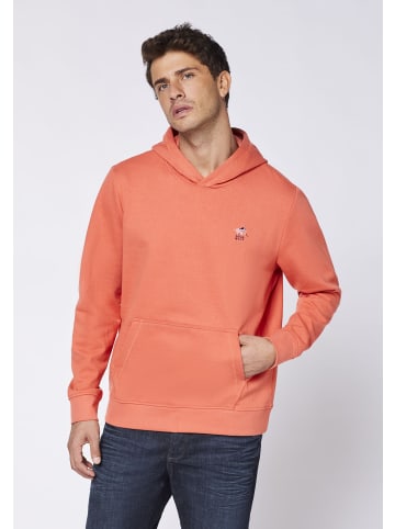 Polo Sylt Kapuzenpullover mit Logo in Multicolour-Optik in Rot