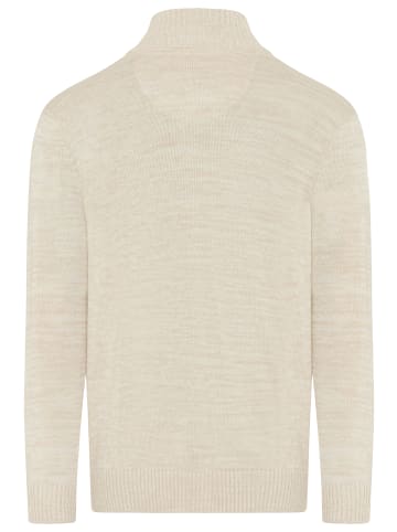 Man's World Strickjacke in beige melange