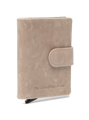 The Chesterfield Brand Prague Kreditkartenetui RFID Schutz Leder 7 cm in off white