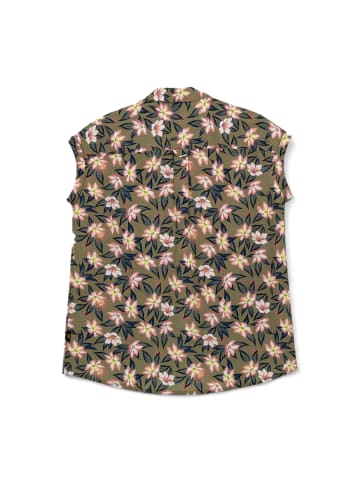 Jack Wolfskin Bluse Luena Shirt Damen Bluse Sportbluse Freizeithemd in Grün