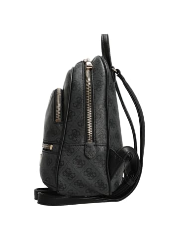 Guess Manhattan II - Rucksack 26 cm (dark taupe logo) in coal logo