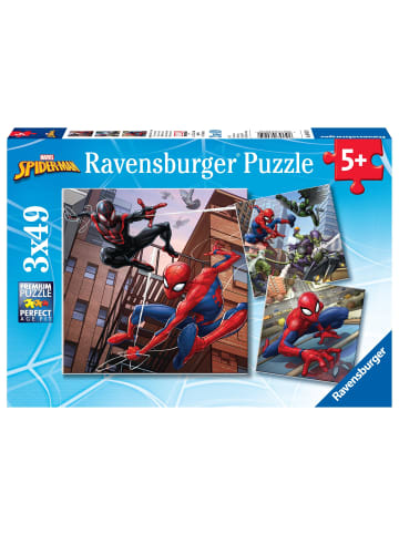 Ravensburger Ravensburger Kinderpuzzle 08025 - Spider-Man beschützt die Stadt - 3x49 Teile...