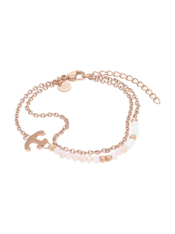 Tom Tailor Armband Edelstahl, IP rose in rosefarben