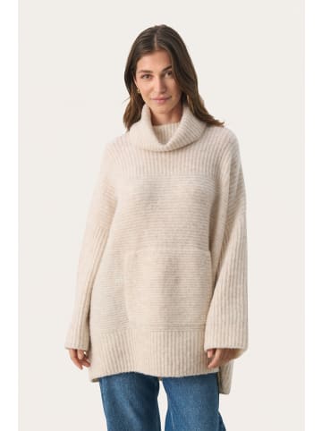 PART TWO Poncho ToccasPW Lockere Passform in Birch Melange