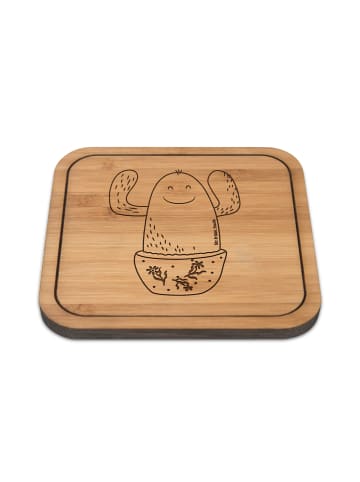 Mr. & Mrs. Panda kork untersetzer Kaktus Happy ohne Spruch in Transparent