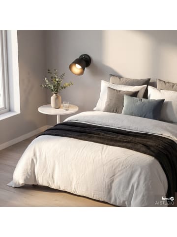 home24 Akku-Wandleuchte SMI in Schwarz