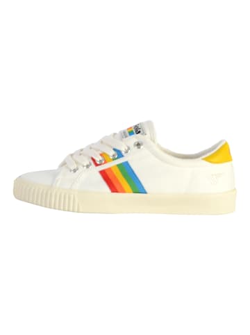 Gola Mark Cox Rainbow Leder-Sneakers Weiß