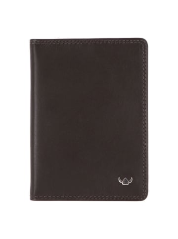 Golden Head Polo Ausweisetui RFID Leder 9 cm in dunkelbraun