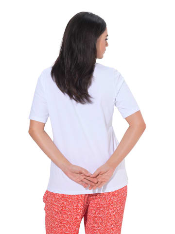 Ulla Popken Shirt in schneeweiß