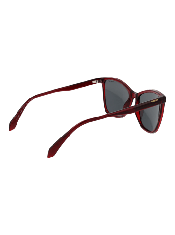 Polaroid Frauen Sonnenbrille Katzenauge Rot