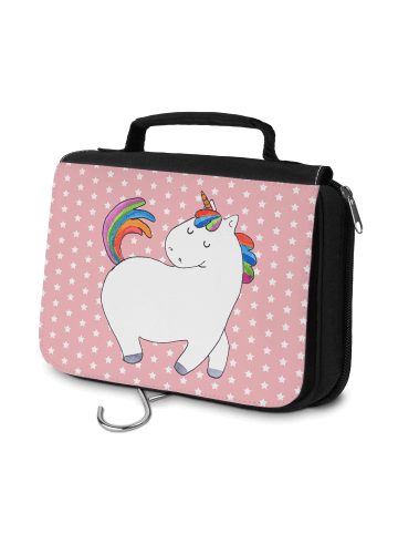 Mr. & Mrs. Panda badtasche Einhorn Stolzieren ohne Spruch in Rot Pastell
