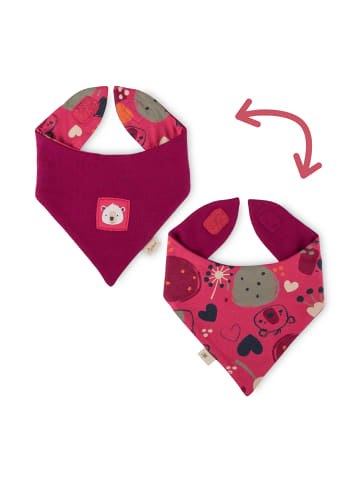 Sigikid Wendehalstuch Fancy Forest in Pink/Beere