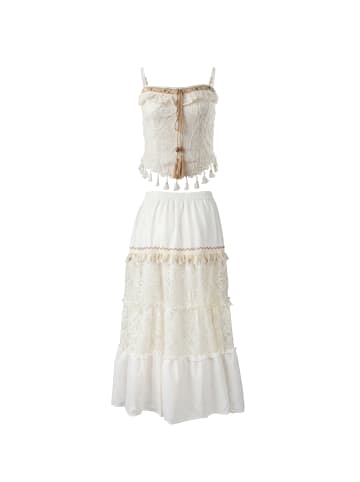 VIRITA Women 2-Piece Set in OFFWHITE
