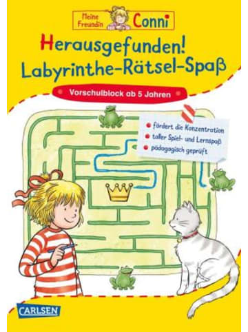 Carlsen Buch - Conni Gelbe Reihe (Beschäftigungsbuch): Herausgefunden! Labyrinthe-