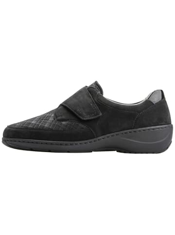 WALDLÄUFER Komfort Slipper in schwarz