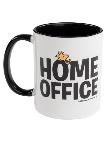 Snoopy The Peanuts Snoopy Tasse Home Office Kaffeetasse Becher 320 ml in schwarz/weiß