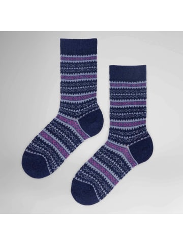 Hudson Socken Fancy Nordic Fashion in royal blue