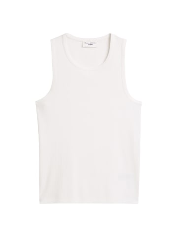 Marc O'Polo DENIM DfC Ripp-Tanktop slim in Weiß