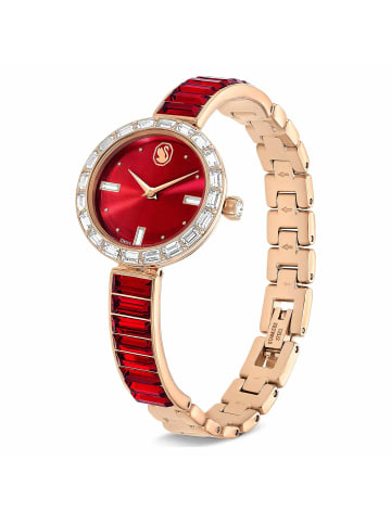 Swarovski Analoguhr für Damen in rot