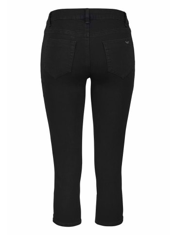 ARIZONA Caprijeans in schwarz