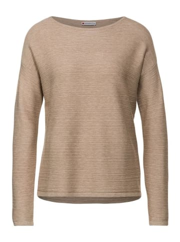 Street One Pullover in buff sand melange