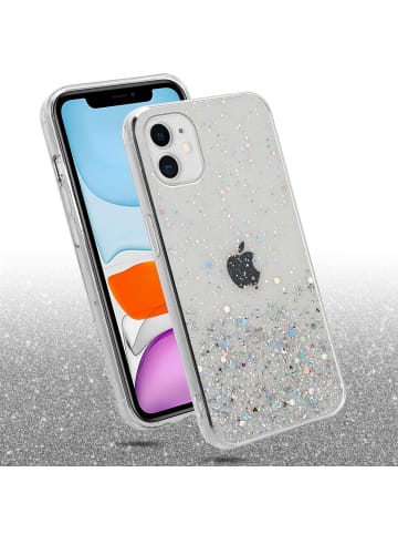 cadorabo Hülle für Apple iPhone 11 PRO Glitter in Transparent mit Glitter