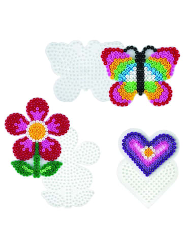 Hama 3tlg. Set: Stiftplatten-Set Frühling für Midi-Bügelperlen in weiß