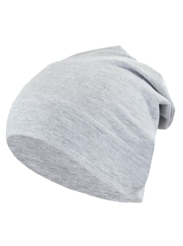 TupTam Jungen Beanie Mütze und Schlauchschal 2er Set in hellgrau
