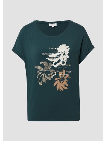 s.Oliver T-Shirt in 69D0_tannengrün