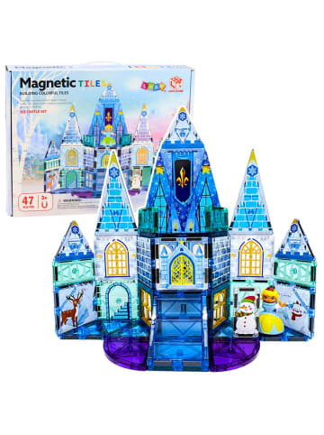 Wisam Magnetische Bausteine Eisprinzessinnenschloss Blau 47 Teile