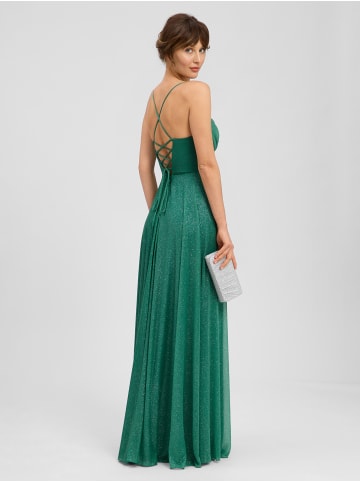 Marie Lund Abendkleid in grün - 0004