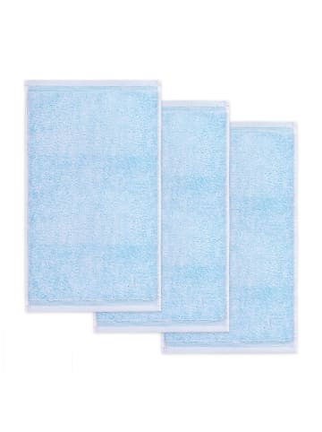 Möve Gästetuch Superwuschel 3er-Pack in aquamarine