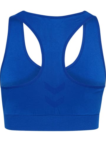 Hummel Sport-BH "Tif Seamless Sports Top" in Blau