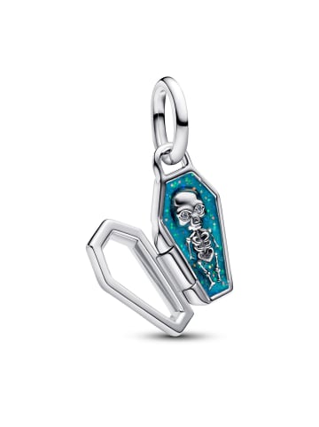 Pandora Charm-Anhänger Aufklappbarer Sarg Glow-in-the-Dark Silber