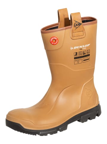Dunlop Gummistiefel Purofort RigPRO full safety in braun in braun