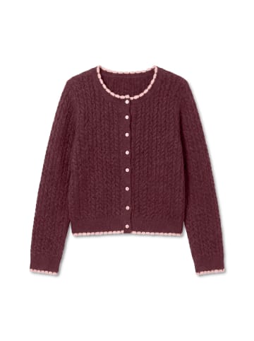 Vero Moda Strickjacke in Tawny Port