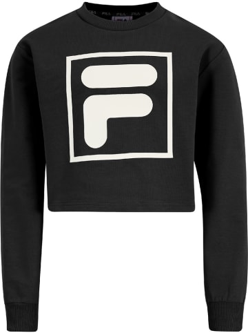 Fila Pullover "Laubach Cropped Crew Sweat" in Schwarz