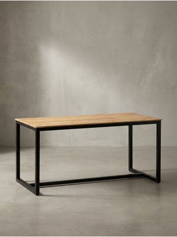 KADIMA DESIGN Esszimmertisch 140x80x76 cm Massivholz Metall Esstisch