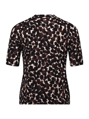 Betty Barclay Printshirt mit Stehkragen in Braun/Beige