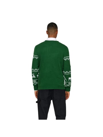 ONLY & SONS Weiß Zweifarbig Marabu Sweatshirt