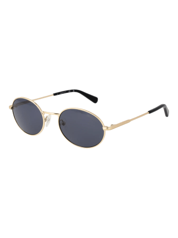Unisex Sonnenbrillen Rund Gold